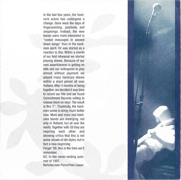 Oil (4) : Oil (7", EP)