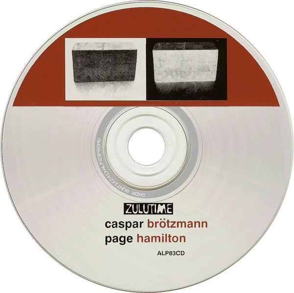 Caspar Brötzmann / Page Hamilton : Zulutime (CD, Album, Yel)