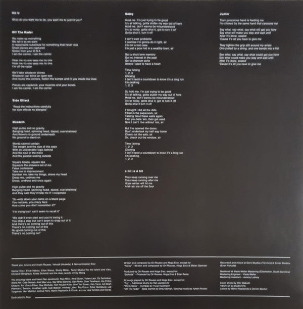 Noga Erez : Off The Radar (LP, Album)