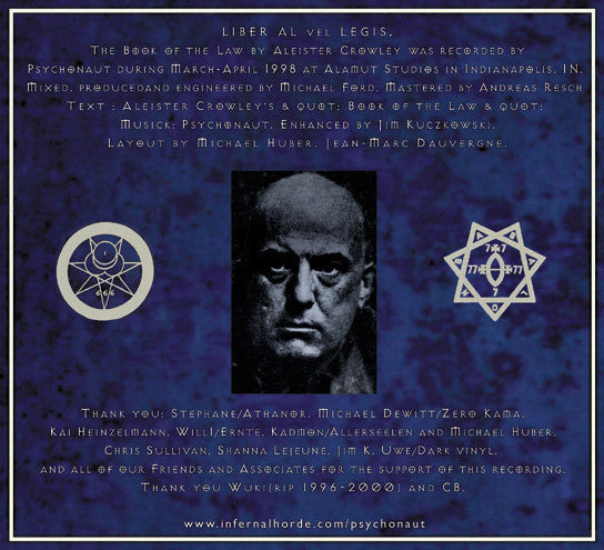 Psychonaut* : Liber Al Vel Legis (CD, Album, Ltd)