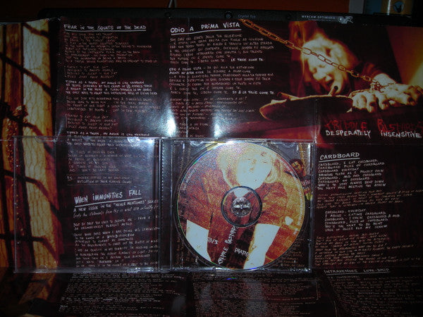 Cripple Bastards : Desperately Insensitive (CD, Album)