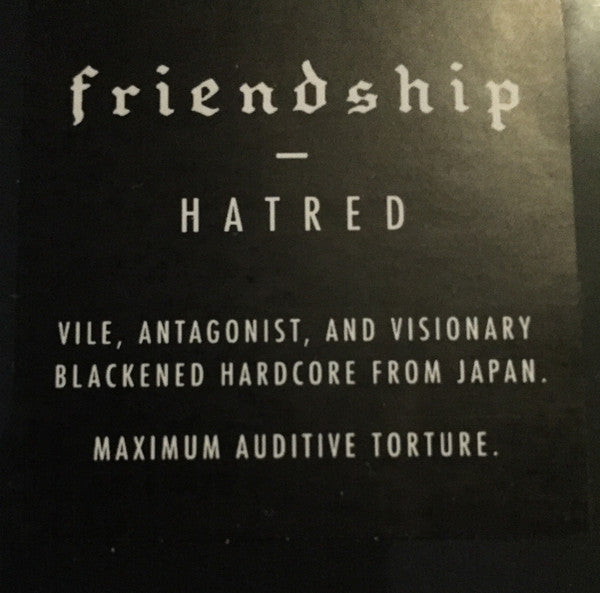 Friendship (8) : Hatred (LP, Album)