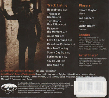 Gerald Clayton : Two-shade (CD, Album)