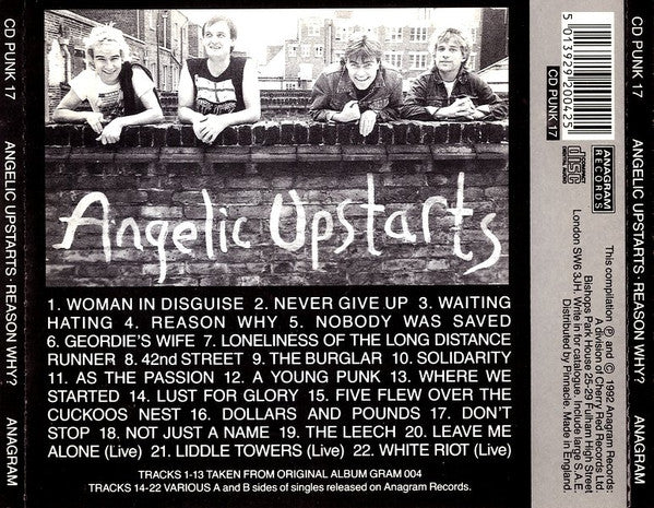 Angelic Upstarts : Reason Why? (CD, Album, RE)