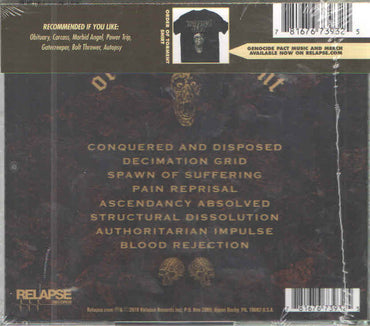 Genocide Pact : Order Of Torment (CD, Album)