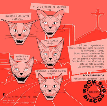 Los Malditos Gatos De Lima : Robocats (Cass, Album)