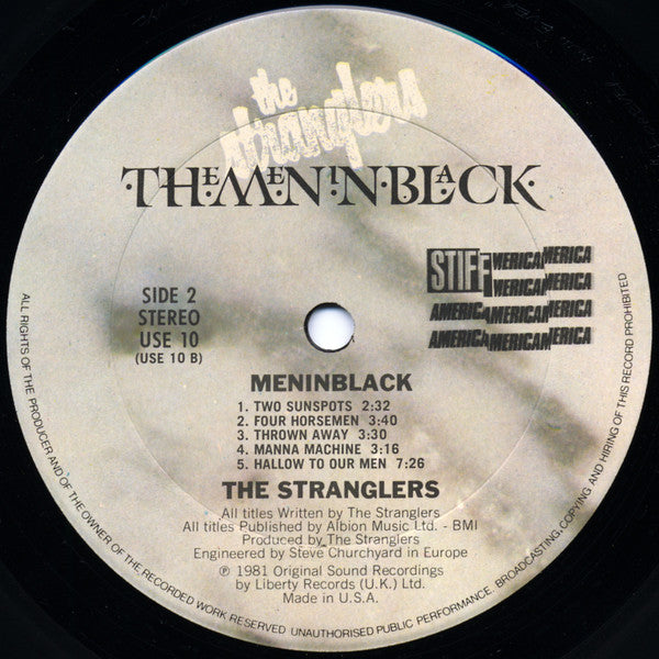 The Stranglers : The Gospel According To The Meninblack (LP, Album)