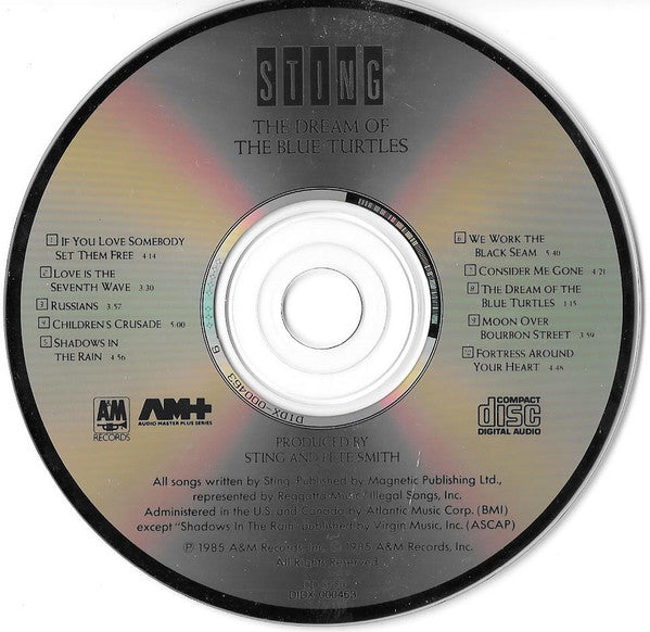 Sting : The Dream Of The Blue Turtles (CD, Album)