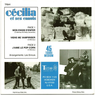 Cécilia Et Ses Ennuis : Mon Engin D'Enfer (7")