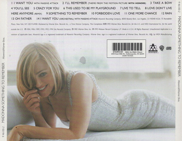 Madonna : Something To Remember (CD, Comp, Club, Spe)