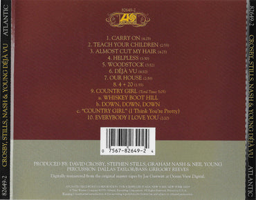 Crosby, Stills, Nash & Young : Déjà Vu (CD, Album, RM, RP)