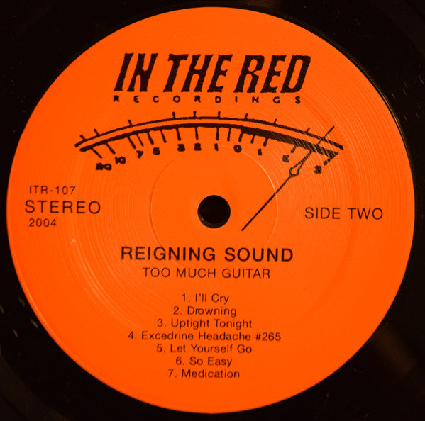 Reigning Sound : Too Much Guitar (LP, Album)