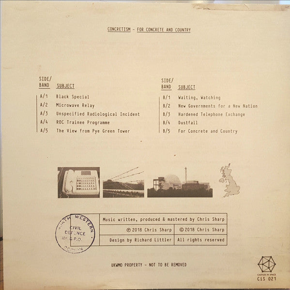 Concretism : For Concrete And Country (LP, Album, Ltd, Num, RP, Tur)