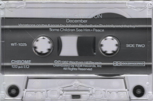 George Winston : December (Cass, Album)