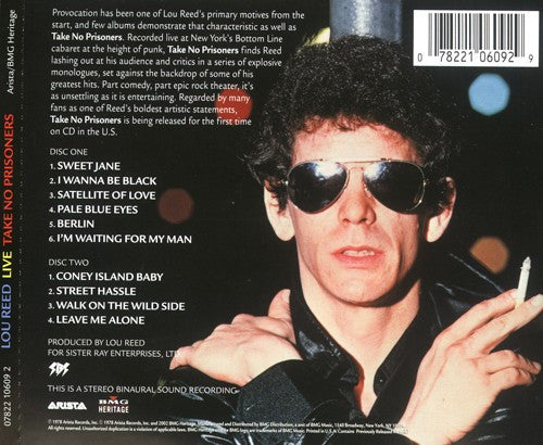 Lou Reed : Lou Reed Live - Take No Prisoners (2xCD, Album, RE, RM)
