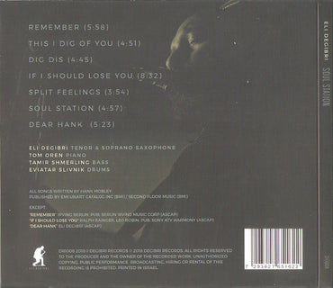Eli Degibri : Soul Station (CD, Album)