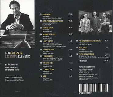 Ben Paterson : Essential Elements (CD, Album)