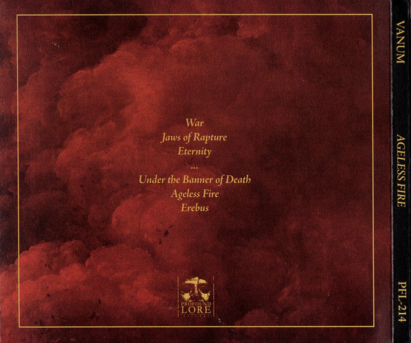 Vanum (2) : Ageless Fire (CD, Album)