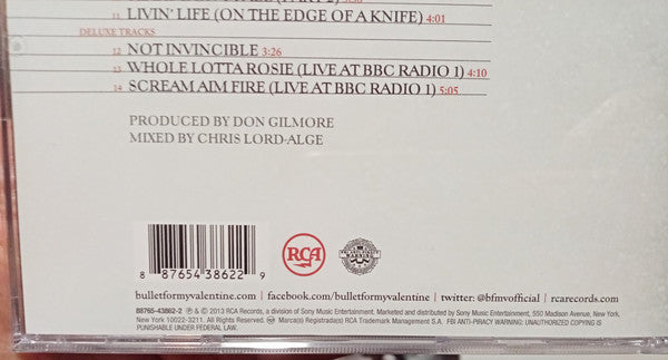 Bullet For My Valentine : Temper Temper (CD, Album, Dlx)