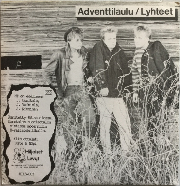 Maaseudun Tulevaisuus : Adventtilaulu / Lyhteet (7", Single)