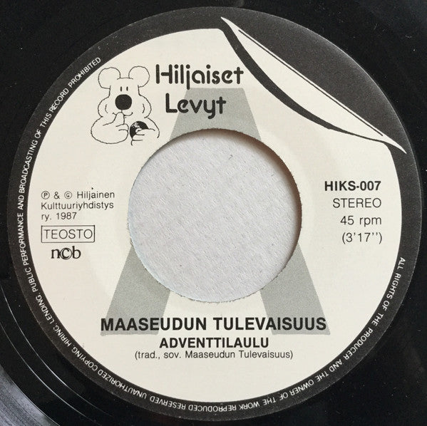 Maaseudun Tulevaisuus : Adventtilaulu / Lyhteet (7", Single)