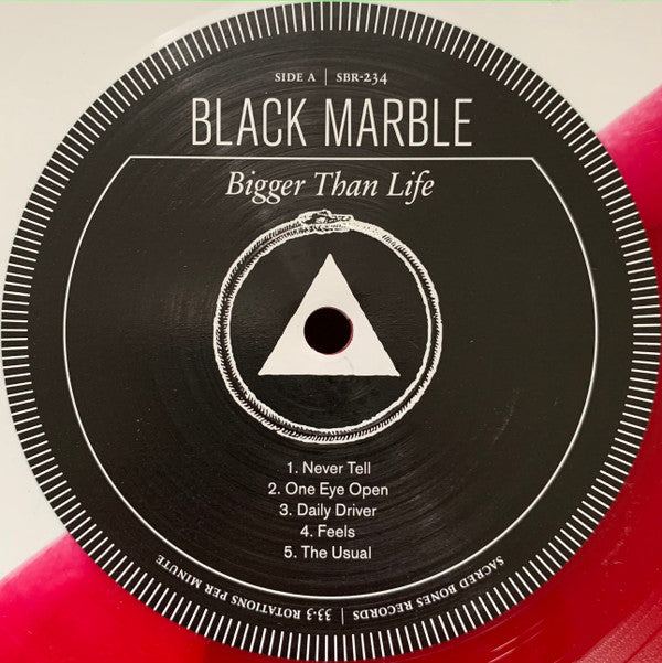 Black Marble : Bigger Than Life (LP, Album, Ltd, Red)