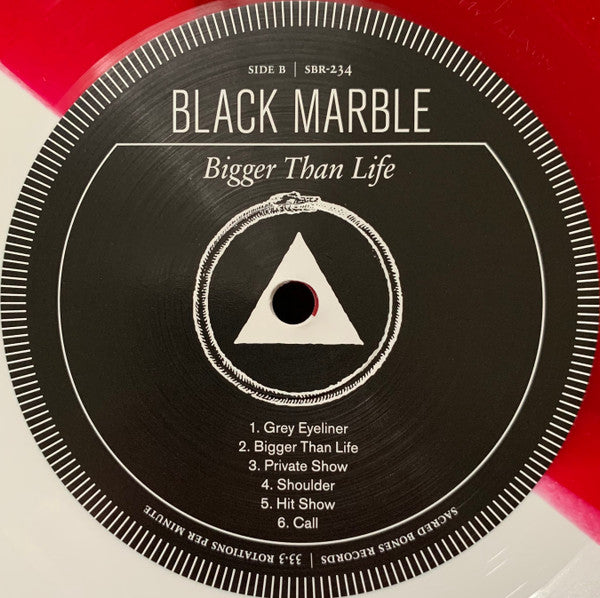 Black Marble : Bigger Than Life (LP, Album, Ltd, Red)