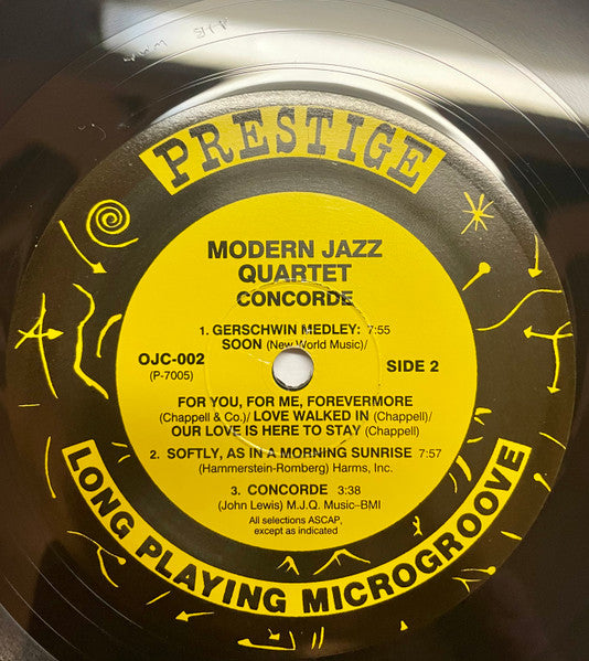 The Modern Jazz Quartet : Concorde (LP, Album, RE, 180)