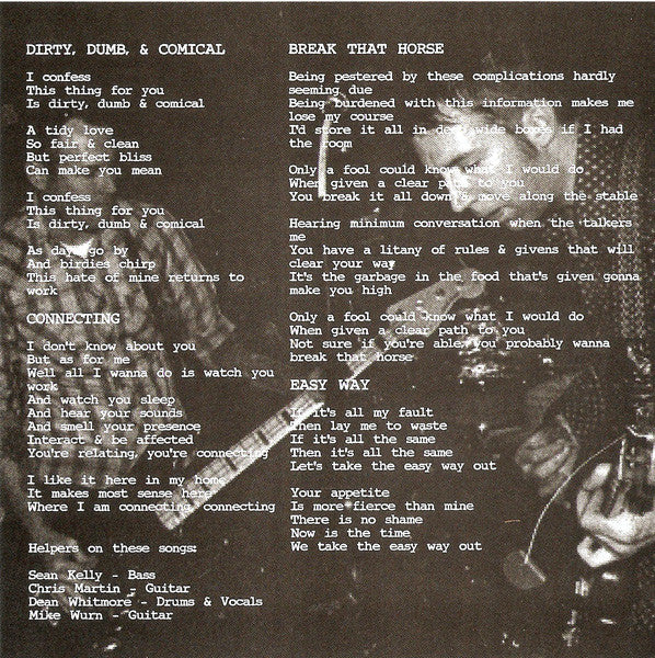 Unnatural Helpers : Dirty, Dumb & Comical (7", Single, Ltd, Gre)