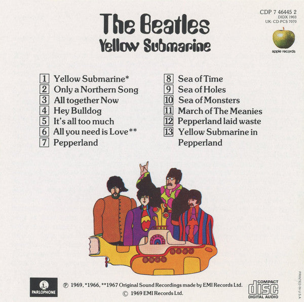 The Beatles : Yellow Submarine (CD, Album, RE, RP, Cap)