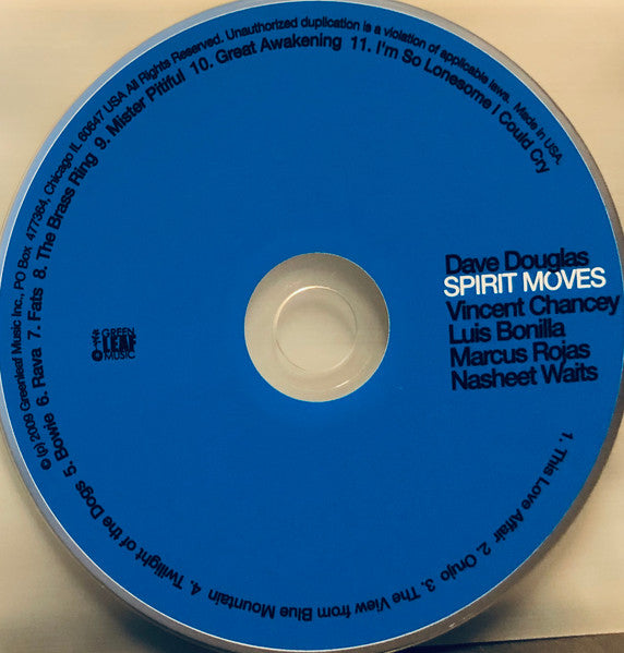 Dave Douglas & Brass Ecstasy : Spirit Moves (CD, Album)