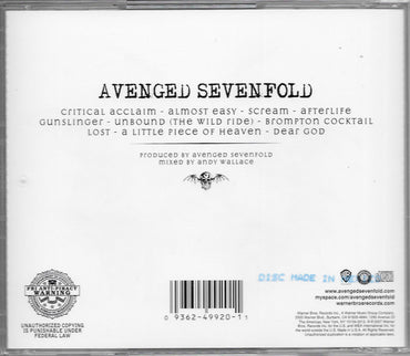 Avenged Sevenfold : Avenged Sevenfold (CD, Album, RP)