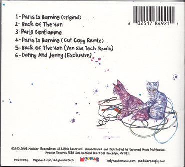 Ladyhawke : Paris Is Burning (CD, EP)