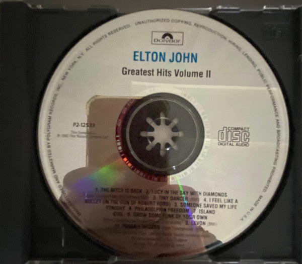 Elton John : Elton John's Greatest Hits Volume II (CD, Comp, Club, RE)
