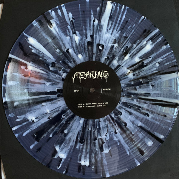 Fearing : Black Sand (12", EP, Ltd, Num, RE, RP, Cle + Flexi, 7", S/Side)