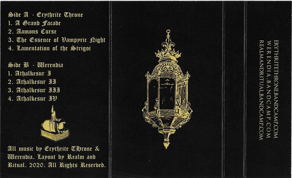 Erythrite Throne / Werendia : Erythrite Throne / Werendia Split (Cass, Ltd, Num)
