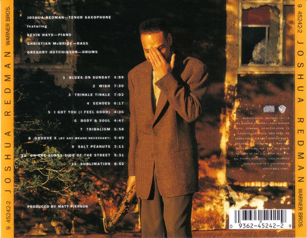 Joshua Redman : Joshua Redman (CD, Album)