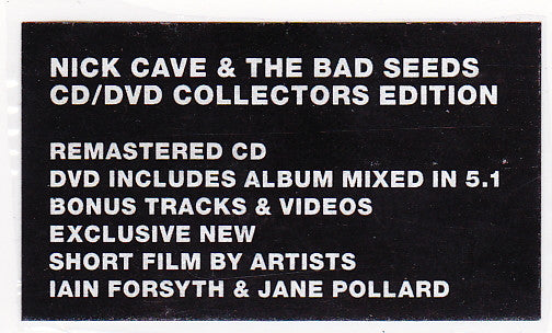 Nick Cave Featuring The Bad Seeds* : From Her To Eternity (CD, Album, RE, RM + DVD-V, Multichannel, NTSC + Co)