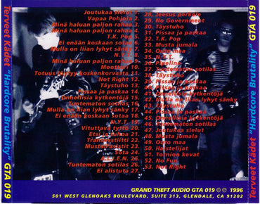 Terveet Kädet : Hardcore Brutality (CD, Comp)
