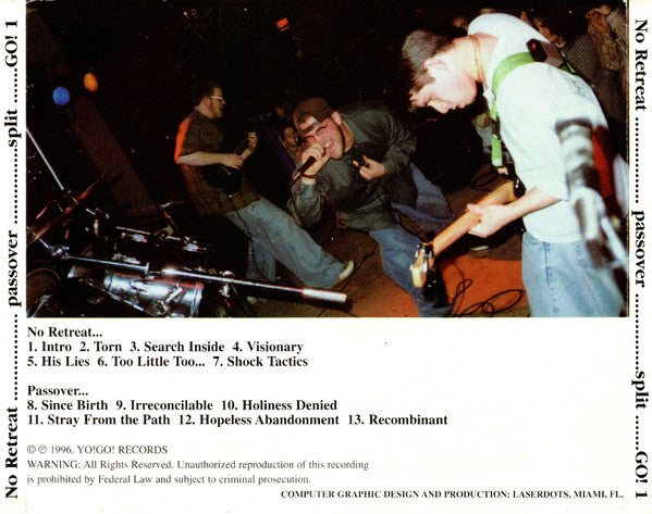 No Retreat / Passover : Split (CD)
