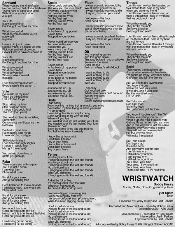 Wristwatch : Wristwatch (LP, Ltd, Promo, TP)
