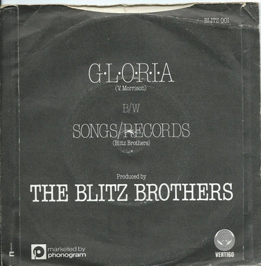 The Blitz Brothers : Gloria (7")