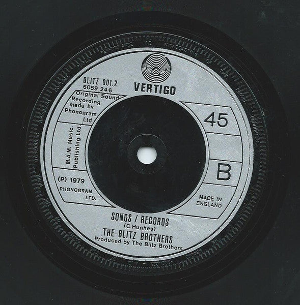 The Blitz Brothers : Gloria (7")