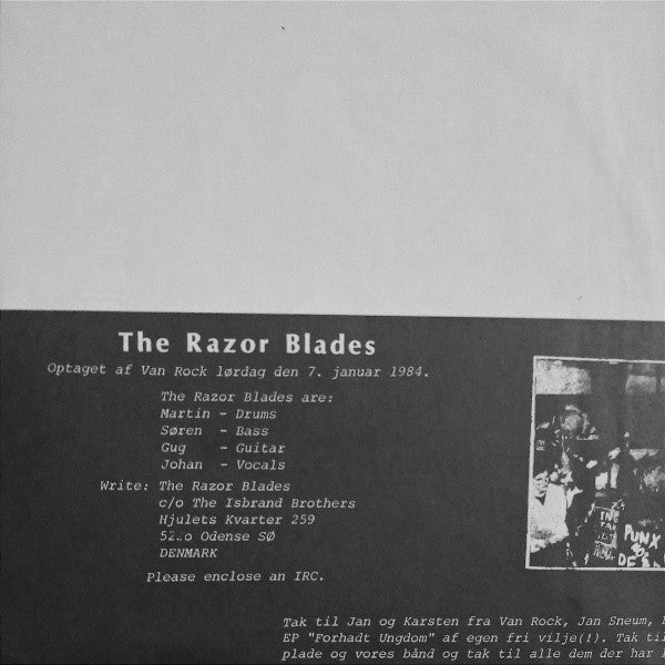The Razor Blades : Plastic Messiah (7", EP, W/Lbl)