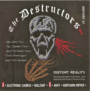 Destructors : Electronic Church EP (7", EP, RM)