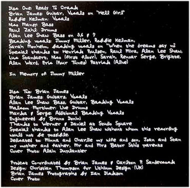 Brian James : Ready To Crack / Brian James (2xCD, Comp)