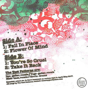 The Test Patterns : Flower Of Mind (7", EP, Ltd, Pin)