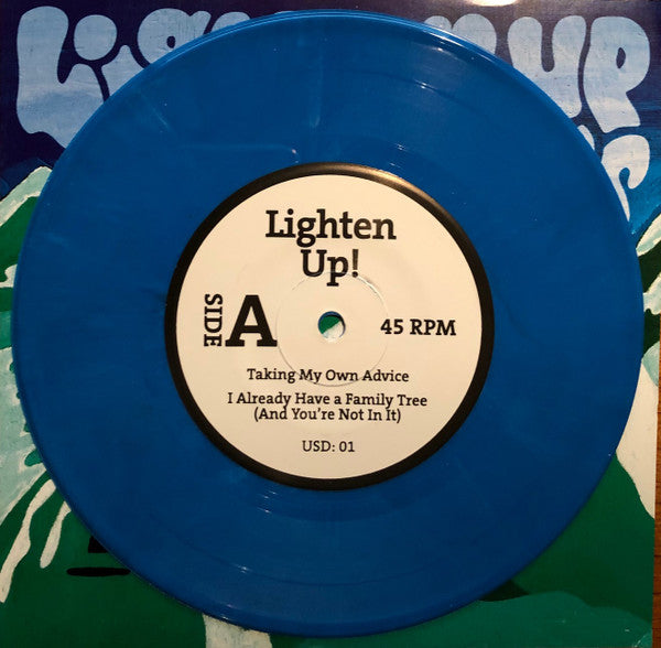 Lighten Up, Big Ups (3) : Split (7", Blu)