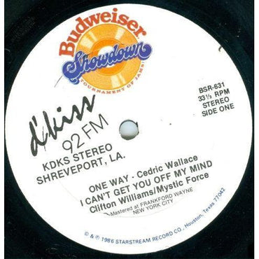 Cedric Wallace (3) / Clifton Williams (2) / Mystic Force (3) : One Way / I Can't Get You Off My Mind (12", S/Sided)