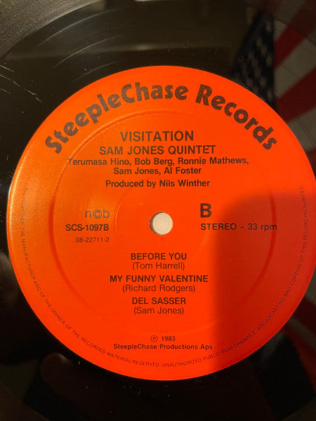 Sam Jones Quintet : Visitation (LP, Album, RE)